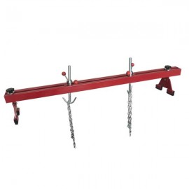 Engine Load Leveler 1100lbs Capacity Support Bar Transmission W/ Dual Hook Red