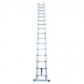 19.5ft Multi Purpose Aluminum Telescopic Ladder Heavy Duty Folding Extension