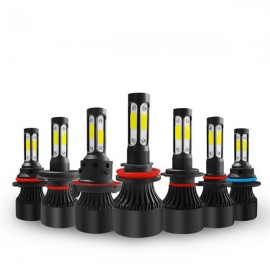 H4 HB2 9003 2000W 320000LM 4-Side LED Headlight Bulb Car Kit Hi/Lo Bi Bulb 6500K