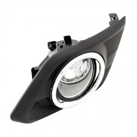 2pcs For 2014 2015 2016 Nissan Rogue Clear Lens Fog Light w/Lamp&Switch&Bezel