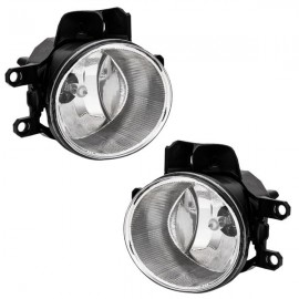 For 16 17 18 Toyota RAV4 Clear Bumper Fog Lights Driving Lamps Kit w/Switch Pair