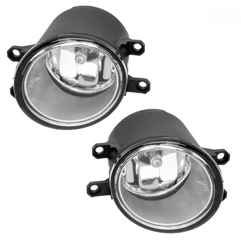For 2012-2014 Toyota Camry Clear Bumper Fog Lights w/Bulbs&Switch&Chrome Cover