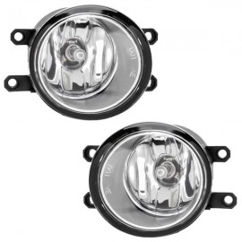 For 2012-2014 Toyota Camry Clear Bumper Fog Lights w/Bulbs&Switch&Chrome Cover